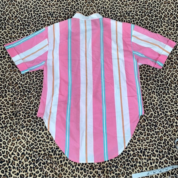 Vintage XS Landon West Bubblegum Pink Vaporwave Trans Pride Aesthetic Western - Picture 2 of 5